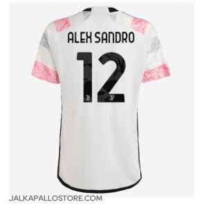 Juventus Alex Sandro #12 Vieraspaita 2023-24 Lyhythihainen